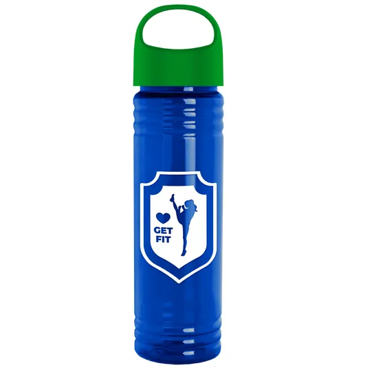 Garyline® Slim Fit RPET Bottle with Oval Crest Lid, 24 oz. — view 80