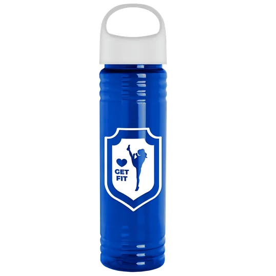 Garyline® Slim Fit RPET Bottle with Oval Crest Lid, 24 oz. — view 65