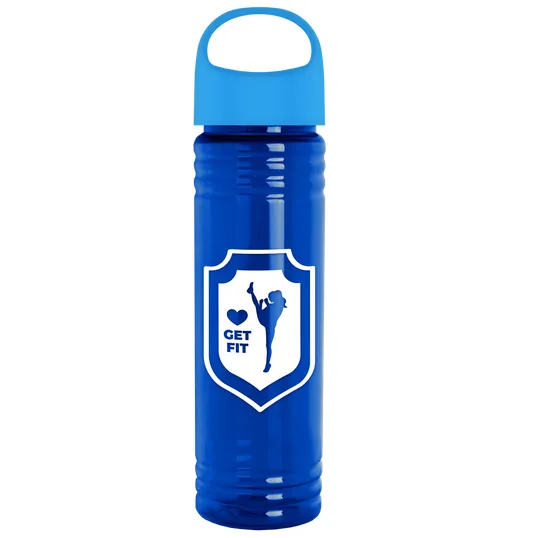Garyline® Slim Fit RPET Bottle with Oval Crest Lid, 24 oz. — view 83