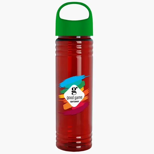 Garyline® Slim Fit RPET Bottle with Oval Crest Lid, 24 oz. — view 105