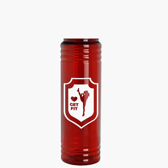 Garyline® Slim Fit RPET Bottle with Oval Crest Lid, 24 oz. — view 108