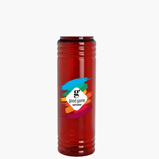Garyline® Slim Fit RPET Bottle with Oval Crest Lid, 24 oz. — view 109