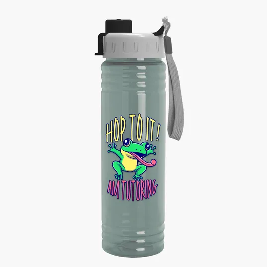 Garyline® Slim Fit RPET Bottle with Quick-Snap Lid, 24 oz. — view 8