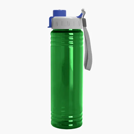 Garyline® Slim Fit RPET Bottle with Quick-Snap Lid, 24 oz. — view 4