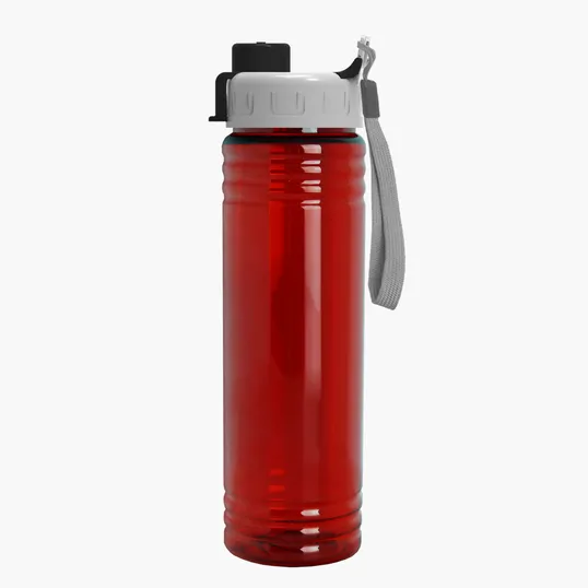 Garyline® Slim Fit RPET Bottle with Quick-Snap Lid, 24 oz. — view 5