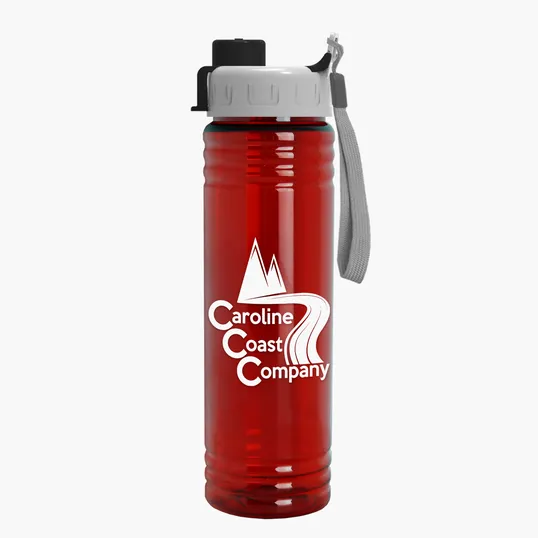 Garyline® Slim Fit RPET Bottle with Quick-Snap Lid, 24 oz. — view 6