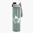 Garyline® Slim Fit RPET Bottle with Quick-Snap Lid, 24 oz. — view 7