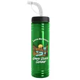Garyline® Slim Fit RPET Bottle with Straw Lid, 24 oz. — view 81
