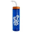 Garyline® Slim Fit RPET Bottle with Straw Lid, 24 oz. — view 69