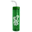 Garyline® Slim Fit RPET Bottle with Straw Lid, 24 oz. — view 82