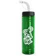 Garyline® Slim Fit RPET Bottle with Straw Lid, 24 oz. — view 80