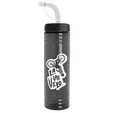 Garyline® Slim Fit RPET Bottle with Straw Lid, 24 oz. — view 60