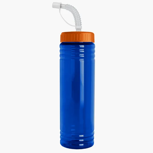 Garyline® Slim Fit RPET Bottle with Straw Lid - 24 oz. — view 7