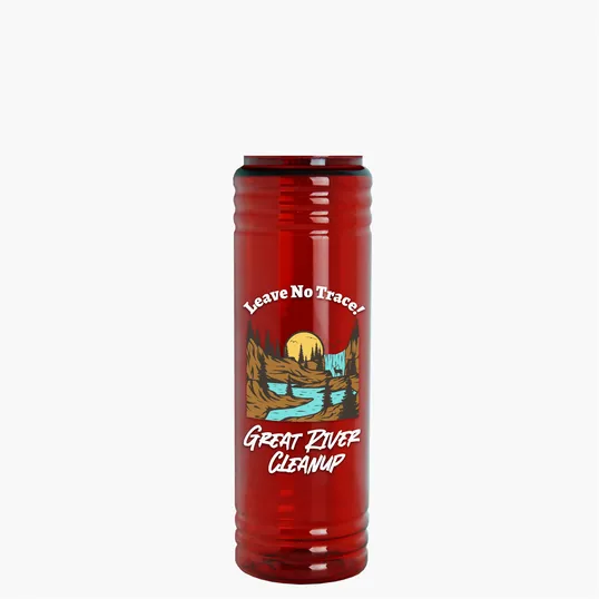 Garyline® Slim Fit RPET Bottle with Straw Lid, 24 oz. — view 98