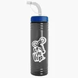 Garyline® Slim Fit RPET Bottle with Straw Lid - 24 oz. — view 28