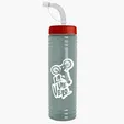 Garyline® Slim Fit RPET Bottle with Straw Lid - 24 oz. — view 16