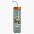 Garyline® Slim Fit RPET Bottle with Straw Lid - 24 oz. — view 15