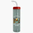 Garyline® Slim Fit RPET Bottle with Straw Lid - 24 oz. — view 17