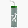 Garyline® Slim Fit RPET Bottle with Straw Lid - 24 oz. — view 12