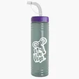 Garyline® Slim Fit RPET Bottle with Straw Lid - 24 oz. — view 21