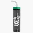 Garyline® Slim Fit RPET Bottle with Straw Lid - 24 oz. — view 35