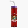 Garyline® Slim Fit RPET Bottle with Straw Lid - 24 oz. — view 50