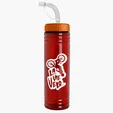 Garyline® Slim Fit RPET Bottle with Straw Lid, 24 oz. — view 93