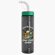 Garyline® Slim Fit RPET Bottle with Straw Lid - 24 oz. — view 36