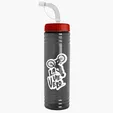 Garyline® Slim Fit RPET Bottle with Straw Lid - 24 oz. — view 65