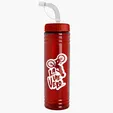 Garyline® Slim Fit RPET Bottle with Straw Lid, 24 oz. — view 95