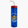 Garyline® Slim Fit RPET Bottle with Straw Lid - 24 oz. — view 76