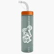 Garyline® Slim Fit RPET Bottle with Straw Lid - 24 oz. — view 14