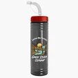 Garyline® Slim Fit RPET Bottle with Straw Lid - 24 oz. — view 66
