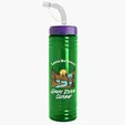 Garyline® Slim Fit RPET Bottle with Straw Lid - 24 oz. — view 48