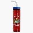 Garyline® Slim Fit RPET Bottle with Straw Lid - 24 oz. — view 34