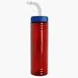 Garyline® Slim Fit RPET Bottle with Straw Lid - 24 oz. — view 3