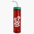 Garyline® Slim Fit RPET Bottle with Straw Lid - 24 oz. — view 41