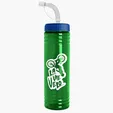 Garyline® Slim Fit RPET Bottle with Straw Lid - 24 oz. — view 32