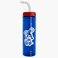 Garyline® Slim Fit RPET Bottle with Straw Lid - 24 oz. — view 75