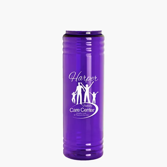 Garyline® Slim Fit RPET Bottle with Flip-Straw, Swivel-Handle Lid - 24 oz. — view 31