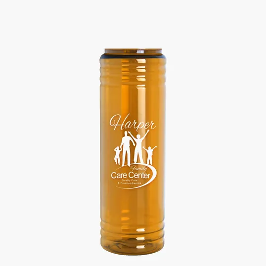 Garyline® Slim Fit RPET Bottle with Flip-Straw, Swivel-Handle Lid - 24 oz. — view 29