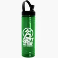 Garyline® Slim Fit RPET Bottle with Flip-Straw, Swivel-Handle Lid - 24 oz. — view 19