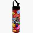 Garyline® Slim Fit RPET Bottle with Flip-Straw, Swivel-Handle Lid - 24 oz. — view 23