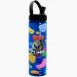 Garyline® Slim Fit RPET Bottle with Flip-Straw, Swivel-Handle Lid - 24 oz. — view 15