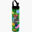 Garyline® Slim Fit RPET Bottle with Flip-Straw, Swivel-Handle Lid - 24 oz. — view 18