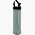 Garyline® Slim Fit RPET Bottle with Flip-Straw, Swivel-Handle Lid - 24 oz.