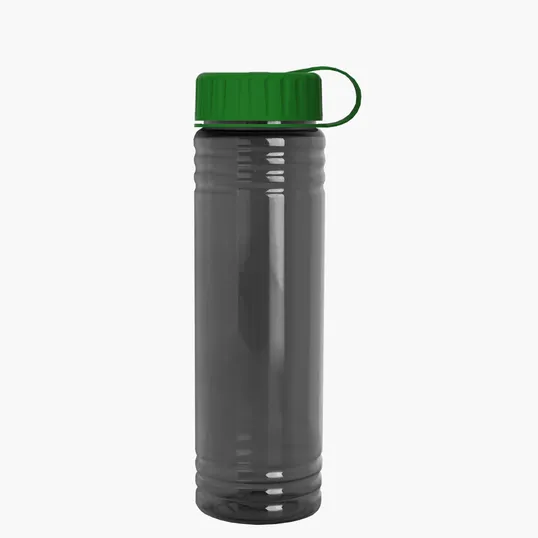 Garyline® Slim Fit RPET Bottle with Tethered Lid, 24 oz. — view 3