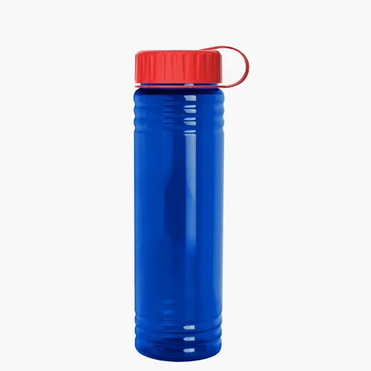 Garyline® Slim Fit RPET Bottle with Tethered Lid, 24 oz. — view 4