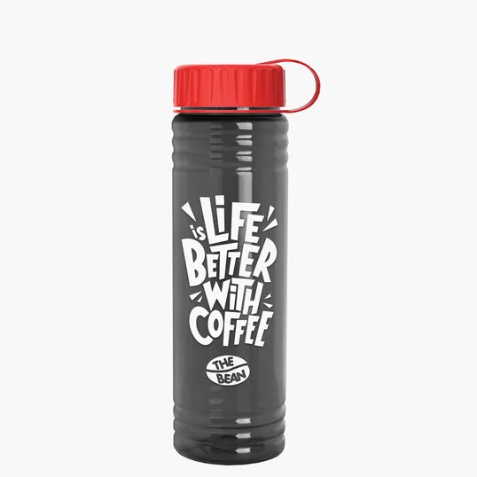 Garyline® Slim Fit RPET Bottle with Tethered Lid, 24 oz. — view 29