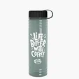 Garyline® Slim Fit RPET Bottle with Tethered Lid, 24 oz. — view 7